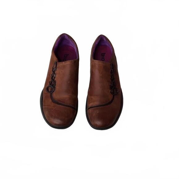 Bionica Women\'s Brown Leather‎ Loafers Size 9